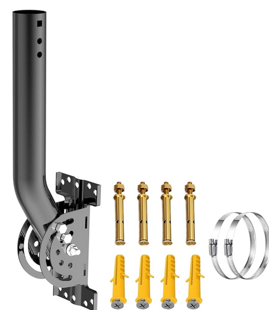Heavy Duty Antenna Pole Mount Locking J-Pole Mounting Bracket